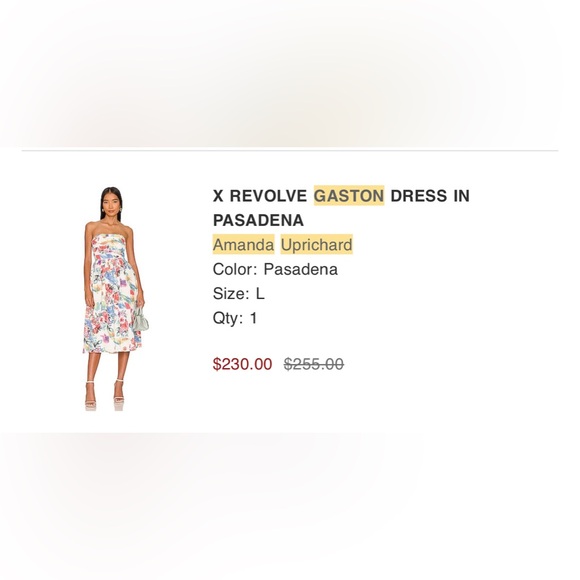 AMANDA UPRICHARD DRESS - Picture 4 of 4